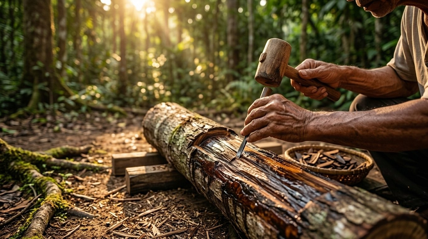 Tripura Natural Wood Carvings